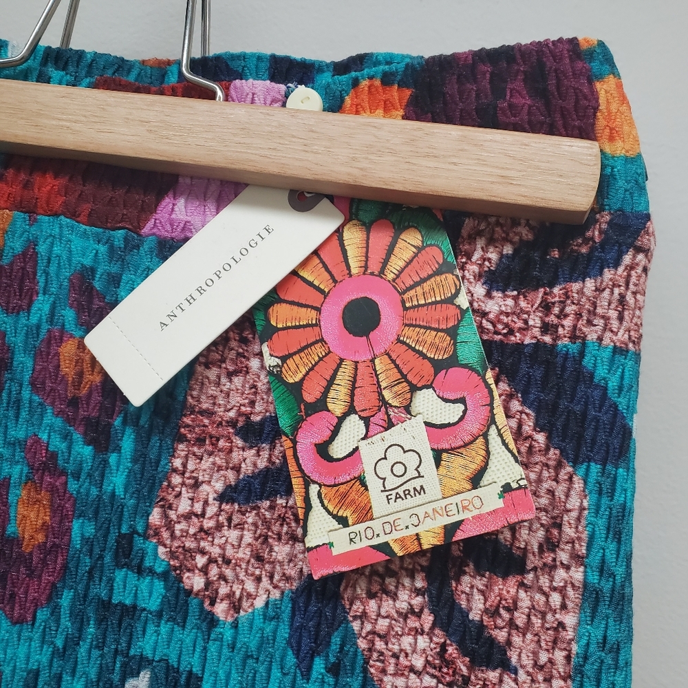 SOLD-Farm Rio Gabriela Toucan Print Maxi Skirt - Picture 5 of 9